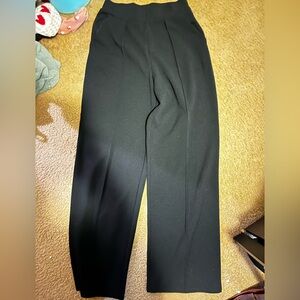 H&M black pants with seam down legs
